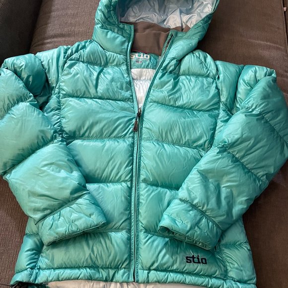 SOLD - DO NOT PURCHASE! STIO Hometown Down Hooded Jacket Size Small Ret $328 - Picture 2 of 15